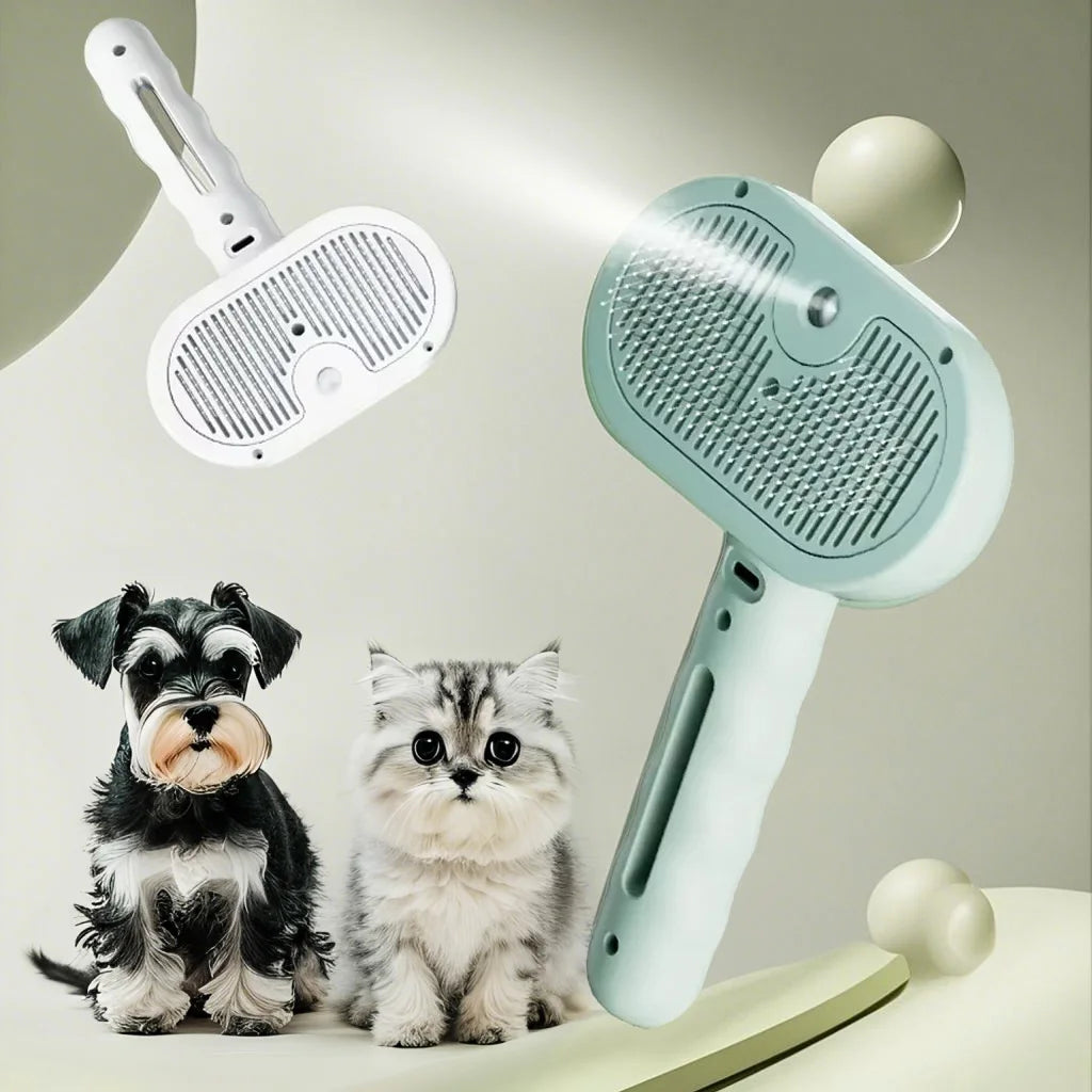 Peine Vaporizador Quitapelos para Perros y Gatos